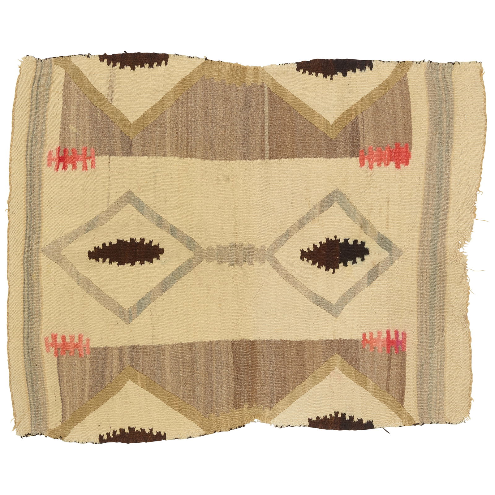 An unusual Diné (Navajo) transitional weaving (1 of 1)