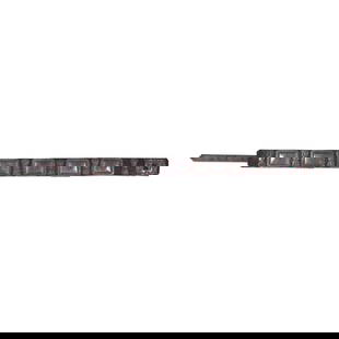 A Din&#233; (Navajo) concha belt: A Din&#233; (Navajo) concha belt With an irregularly shaped buckle, six rectangular conchas each centering a rectangular turquoise, and seven butterfly spacers centering oval turquoise, each silver el
