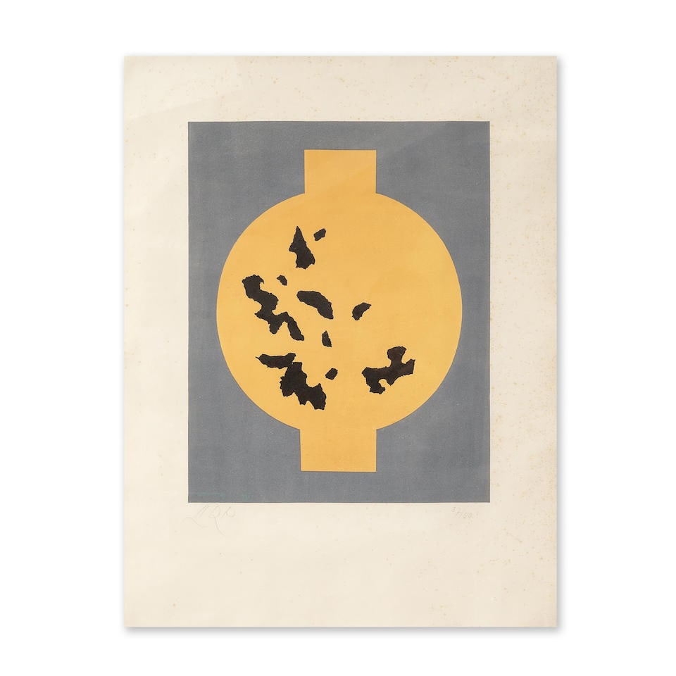 JEAN (HANS) ARP (1886-1966) Formes symétriques aux flocons du hasard, 1955 (Arntz, 332a)Lit... (1 of 1)