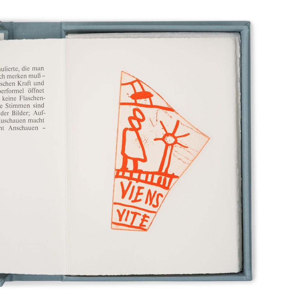 JAN VOSS (NE EN 1936) Hörspiele, 1922 Texte de Manfred de la MotteEdition Nothelfer, Berlin...: JAN VOSS (NE EN 1936) Hörspiele, 1922 Texte de Manfred de la Motte Edition Nothelfer, Berlin Ouvrage illustré composé de : 17 feuillets, dont 15 illustrés d'une gravure en couleurs