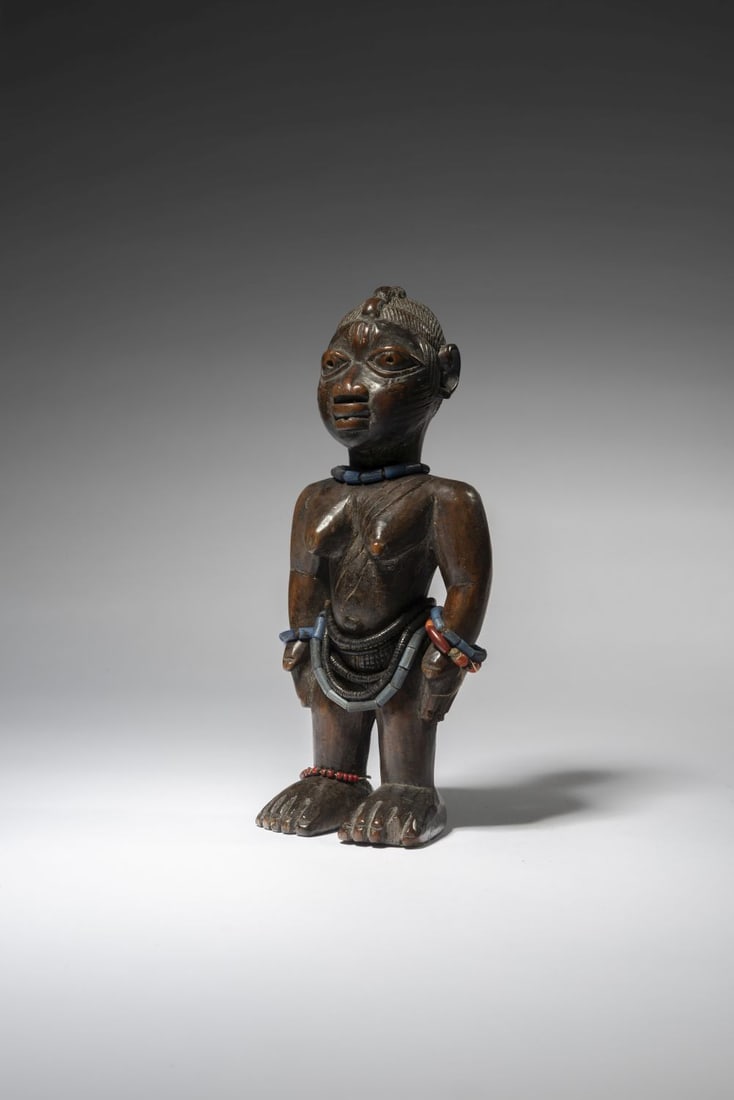 YORUBA TWIN FIGURE, IGBO ORA, IBARAPA, NIGERIA (1 of 1)