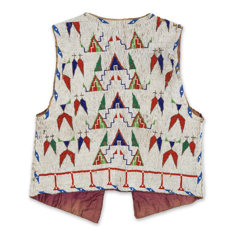 A Lakota (Sioux) beaded vest (1 of 2)