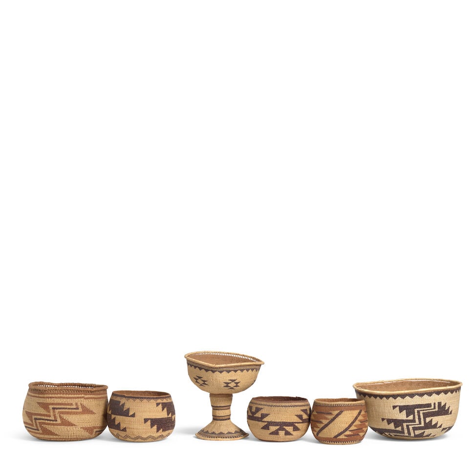 Six Northwest California baskets (1 of 2)