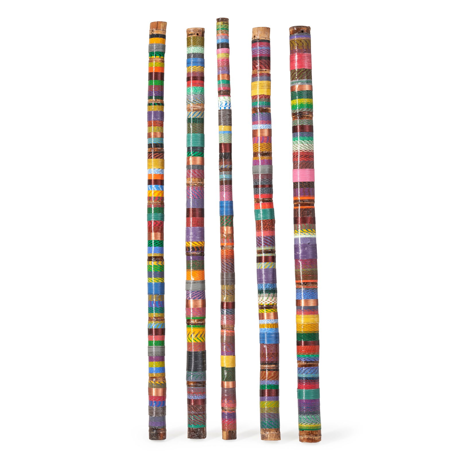 FRANK FLEMING (American, 1940-2018) Five Ceremonial Sticks (1 of 1)