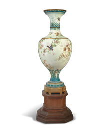 A monumental S&#232;vres vase (vase de N&#238;mes), exhibited at the Exposition Universelle 1889...