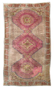 A Significant Axminster Carpet England 22 ft. x 44 ft. 6 in.: A Significant Axminster Carpet England c. 1810, Thomas Whitty's carpet workshop, established in Axminster in 1755, reached its zenith in the period 1765-1790, when numerous commissions were received f