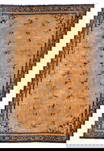 Large Peking Carpet China 13 ft. 8 in. x 21 ft. 2 in.: Large Peking Carpet China c. late 19th century, an older one of this type. 13 ft. 8 in. x 21 ft. 2 in. For further information on this lot please visit Bonhams.com For further information about this l