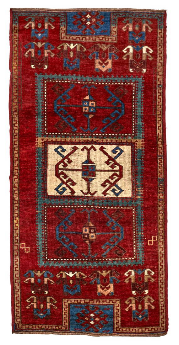 Kazak Rug Fragment Caucasus 2 ft. 9 in. x 5 ft. 10 in.