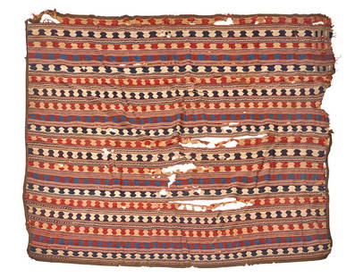 Shahsevan Flatweave 6 ft. 9 in. x 5 ft. 8 in.: Shahsevan Flatweave c. 19th century 6 ft. 9 in. x 5 ft. 8 in. This lot is subject to the following lot symbols: &#164; &#164; Lot to be sold without reserve. For further information on this lot please