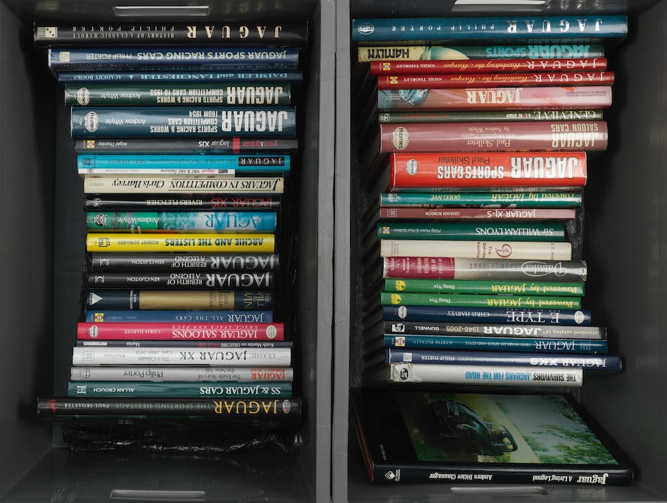 A quantity of books relating to Jaguar cars, (1 of 1)