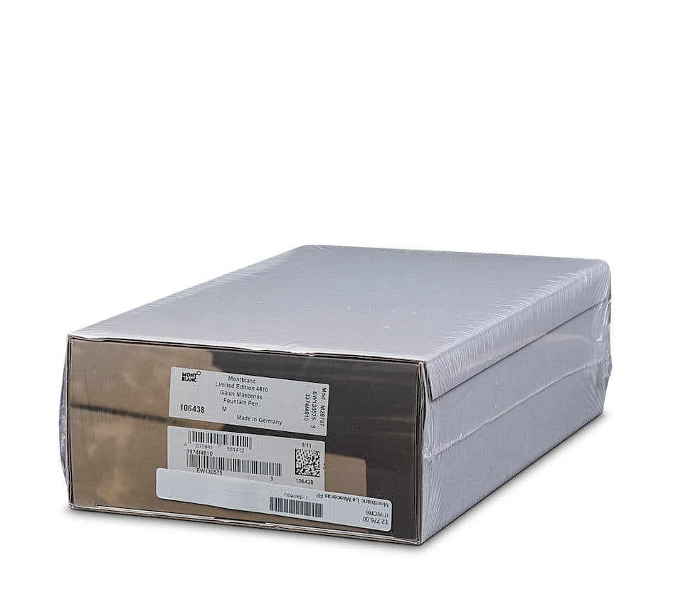 [NO RESERVE] MONTBLANC. PATRON OF ART 'GAIUS MAECENAS', A SEALED IN BOX LIMITED EDITION MARBLED ... (1 of 1)