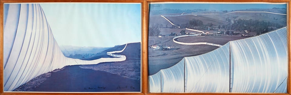 After Christo & Jeanne-Claude (1935-2020; 1935-2009); Running Fence (Two Works); (2 works) (1 of 4)