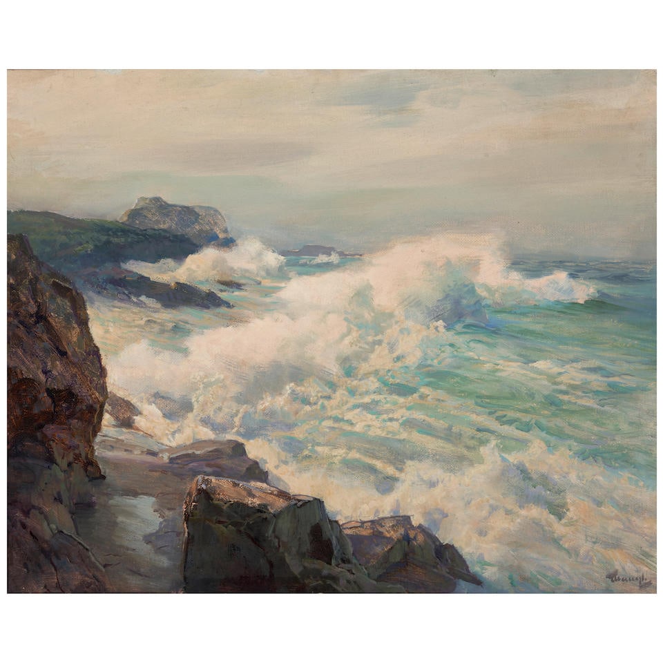 Frederick Judd Waugh (1861-1940) Surging Surf (1 of 4)