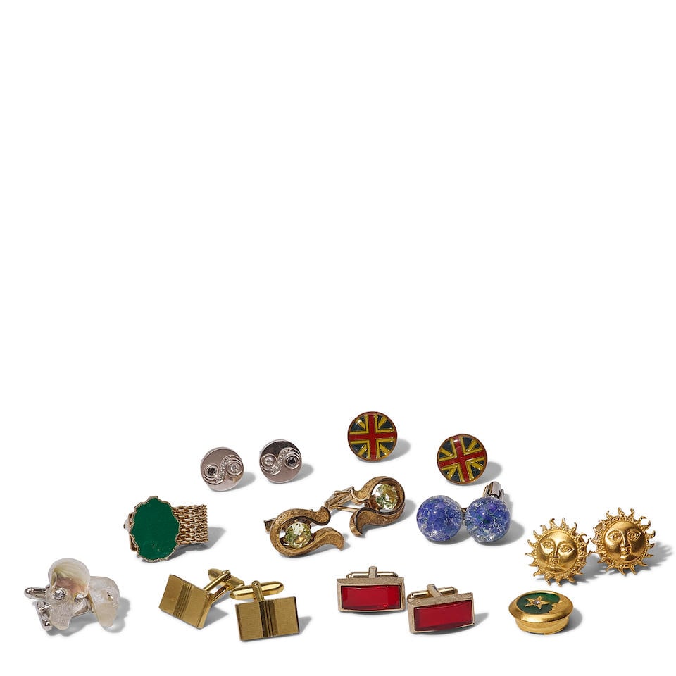 A GROUP OF CUFFLINKS AND BUTTON COVERSby various makers, late 20th/early 21st century (1 of 1)