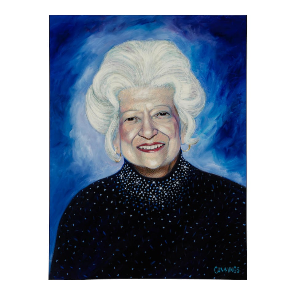 FRANK CUMMINGS (AMERICAN, 1955-2014): PORTRAIT OF SHIRLEY SIMMONS (1 of 2)
