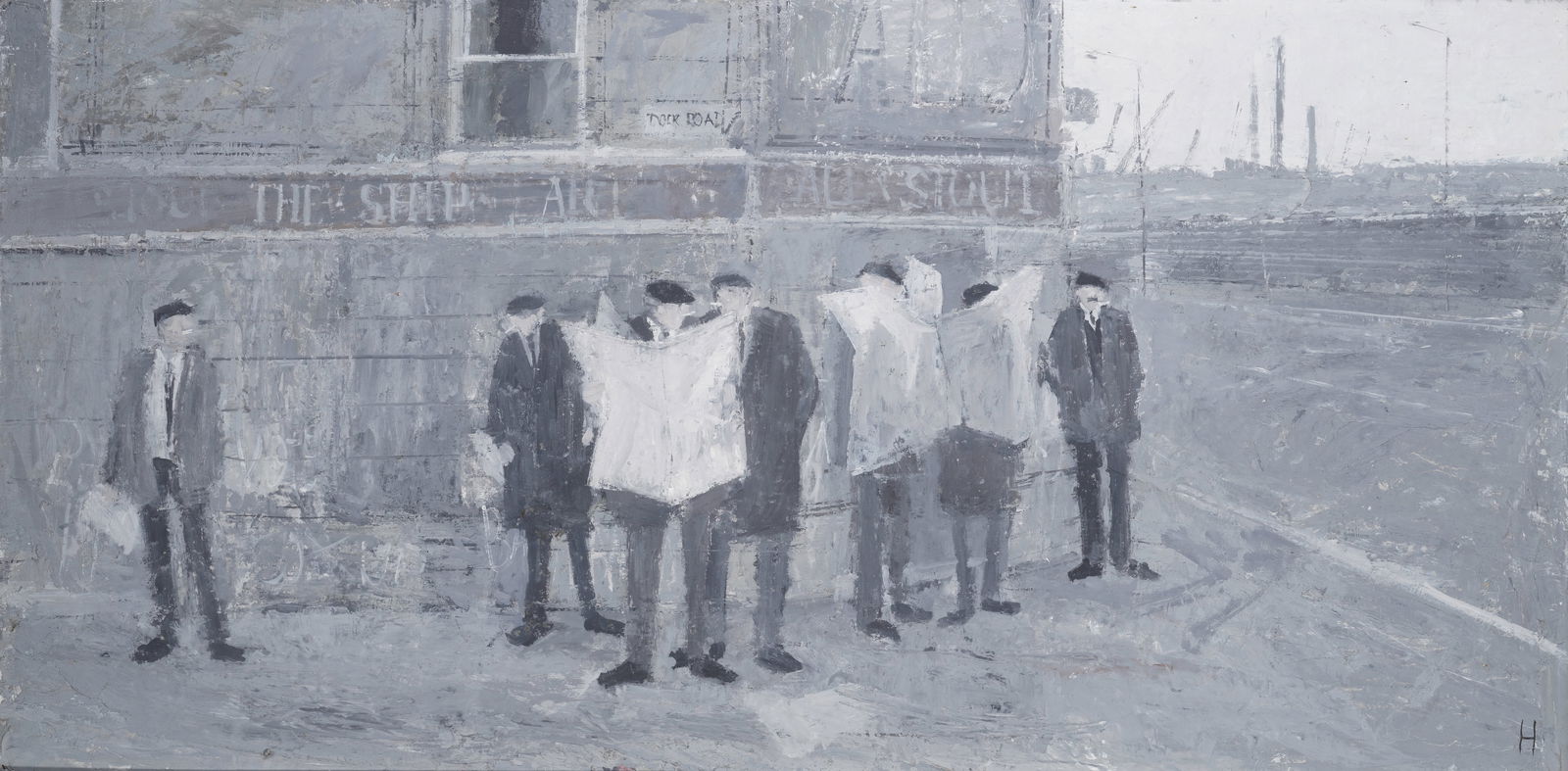 Brian Hagger (British, 1935-2006) Waiting (1 of 1)