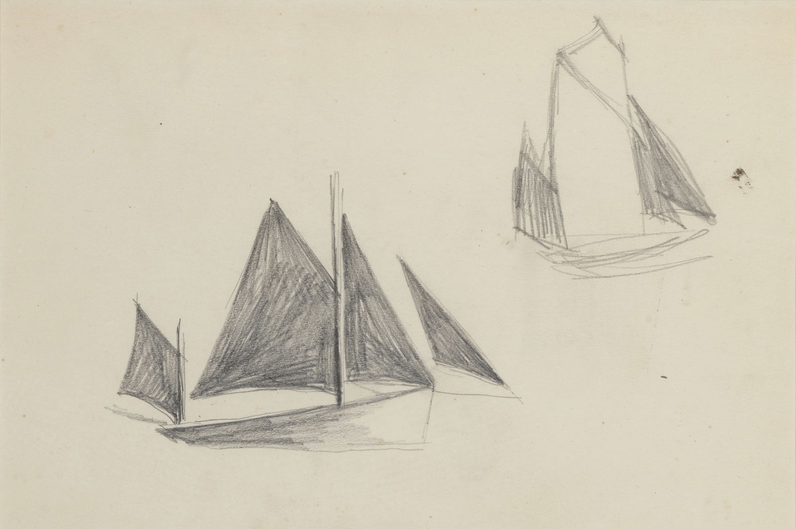 Christopher Wood (British, 1901-1930) Two Ships: Christopher Wood (British, 1901-1930) Two Ships pencil on paper 22.5 x 33cm (8 7/8 x 13in). Footnotes: Provenance Elizabeth Dalziel-Smith, the Artist's sister, from whom acquired by t