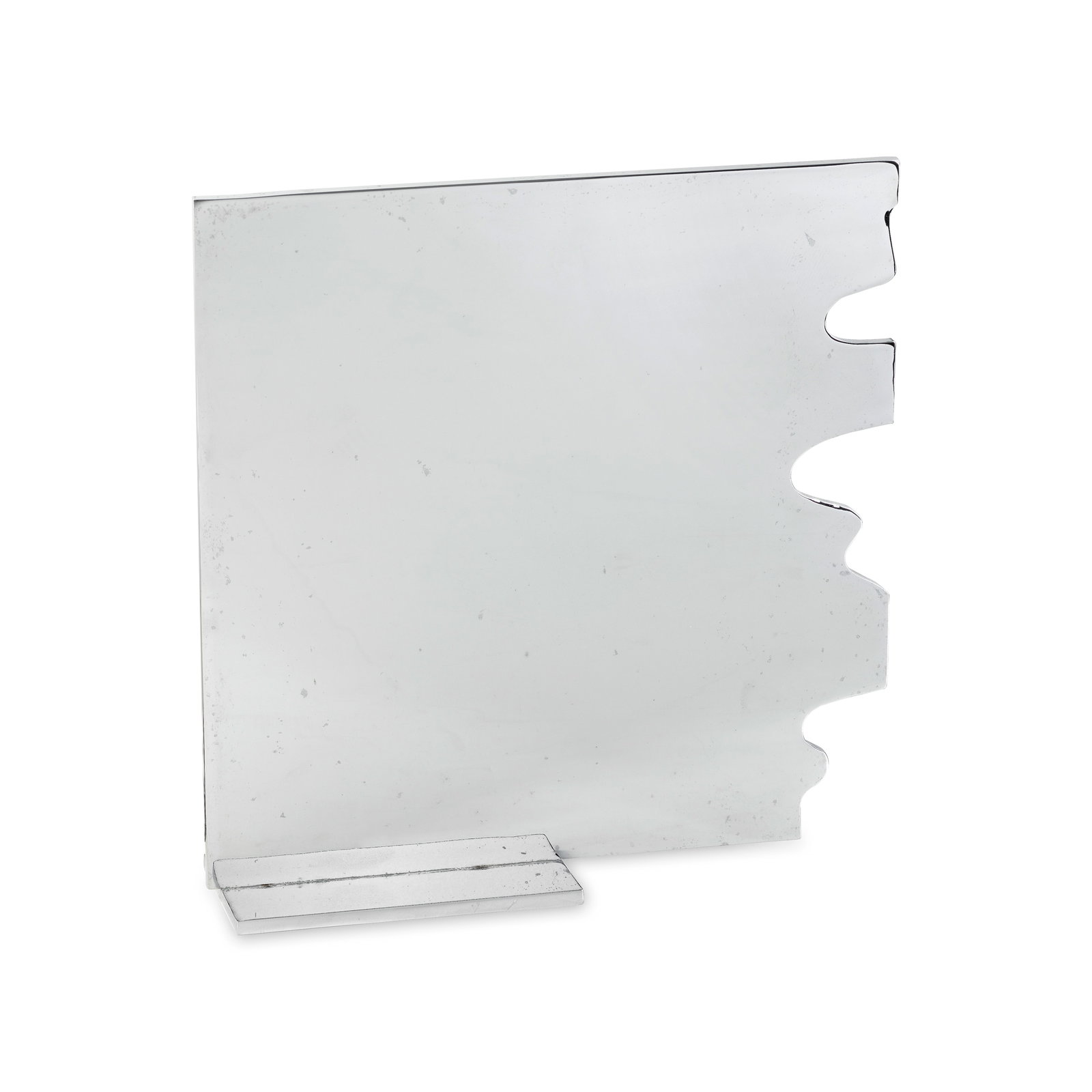 Robert Adams (British, 1917-1984) Square Minus (Opus 307) 31cm (12 3/16in) high (Conceived in 19...: Robert Adams (British, 1917-1984) Square Minus (Opus 307) signed and indistinctly dated 'ADAMS/1969' (underneath) chromed steel 31cm (12 3/16in) high Conceived in 1969 From an edition of 3 Footnotes: