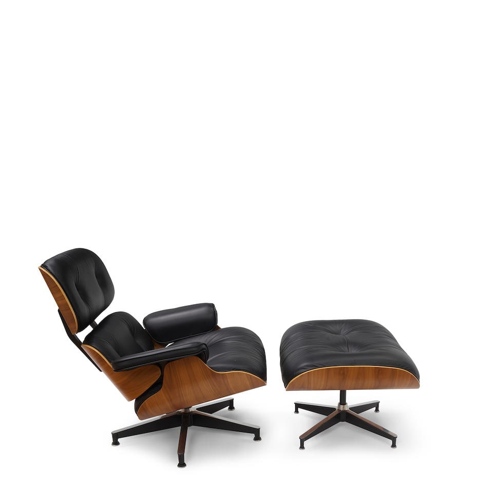CHARLES EAMES (1907-1978) & RAY EAMES (1912-1988) 670 Lounge Chair and 671 Ottomandesigned 1956,... (1 of 6)