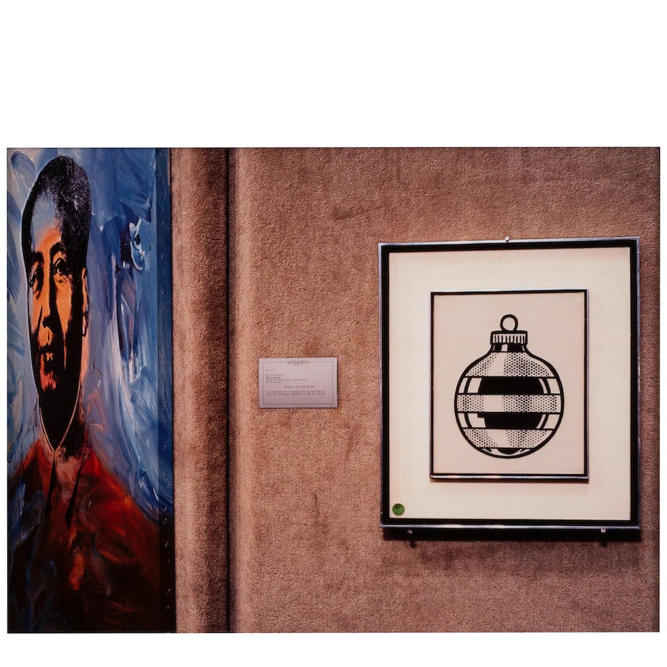 LOUISE LAWLER (B. 1947); Untitled (Warhol/Lichtenstein);: LOUISE LAWLER (B. 1947) Untitled (Warhol/Lichtenstein), 1991 Chromogenic print; framed, initialed 'L.L.' and inscribed 'Roy + Dorothy! M.C. + H.N.Y.' in red ink, dated and editioned '1/100' in pencil,