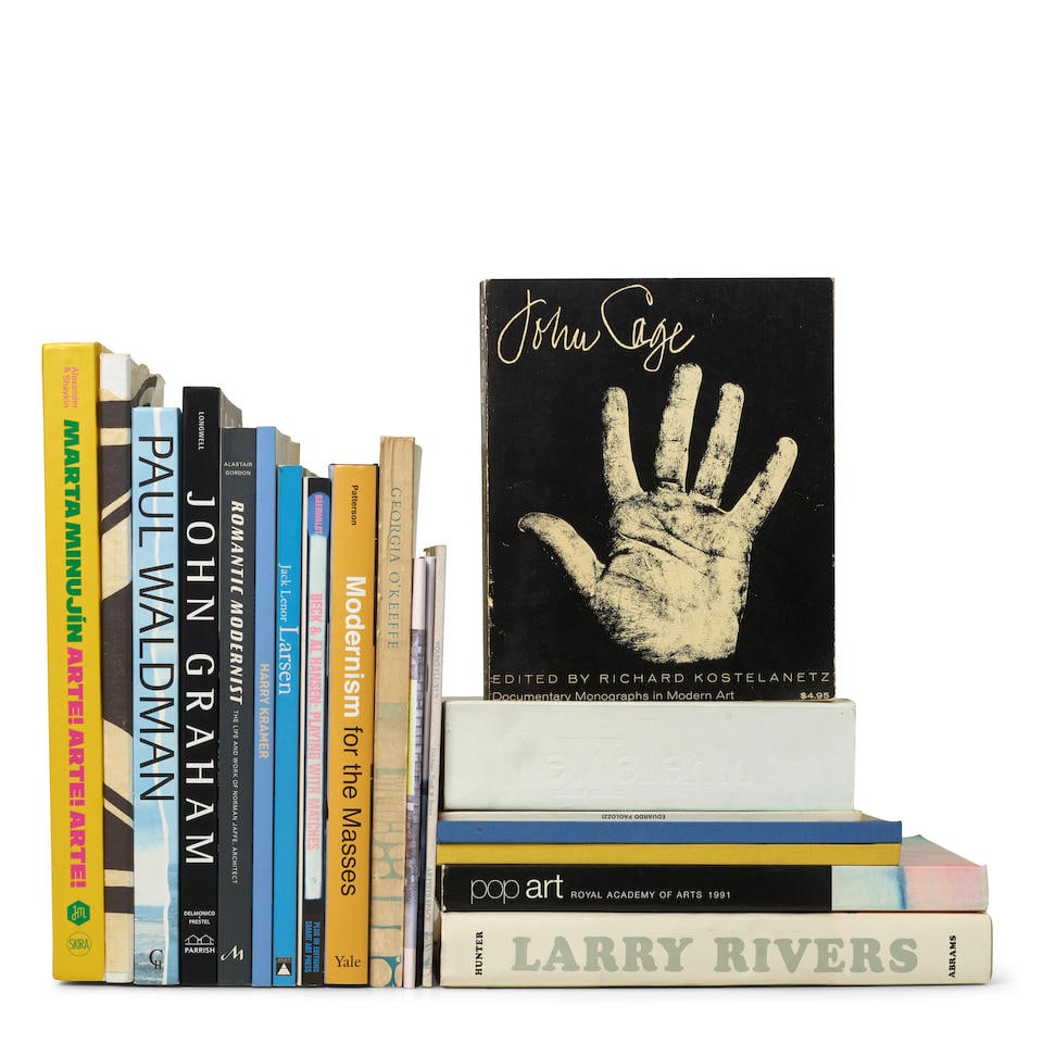 AMERICAN ART BOOKS. A group of books on American art and artists.: AMERICAN ART BOOKS. A group of books on American art and artists. 1. PAOLOZZI, EDUARDO. Kex. Chicago: Wilma and Noma Copley Foundation, n.d. Hardcover, mylar jacket. 2. HUNTER, SAM. Larry Rivers. New