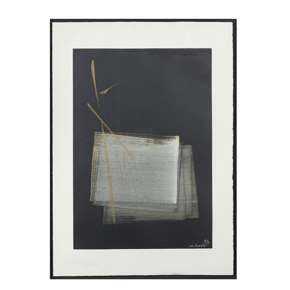 Toko Shinoda (Japanese, 1913-2021) 'Whisper' (1 of 3)