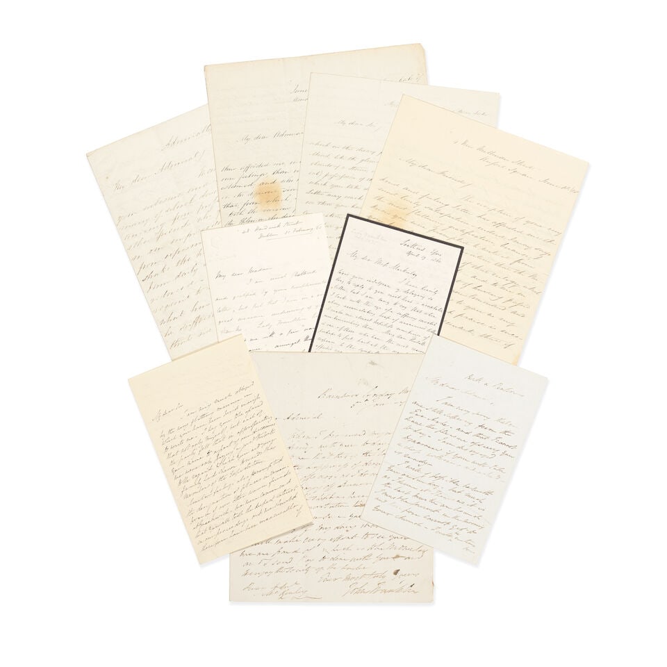 ARCTIC EXPLORATION - FRANKLIN, BACK & MCCLINTOCK Nine autograph letters to Admiral George McKinl... (1 of 1)