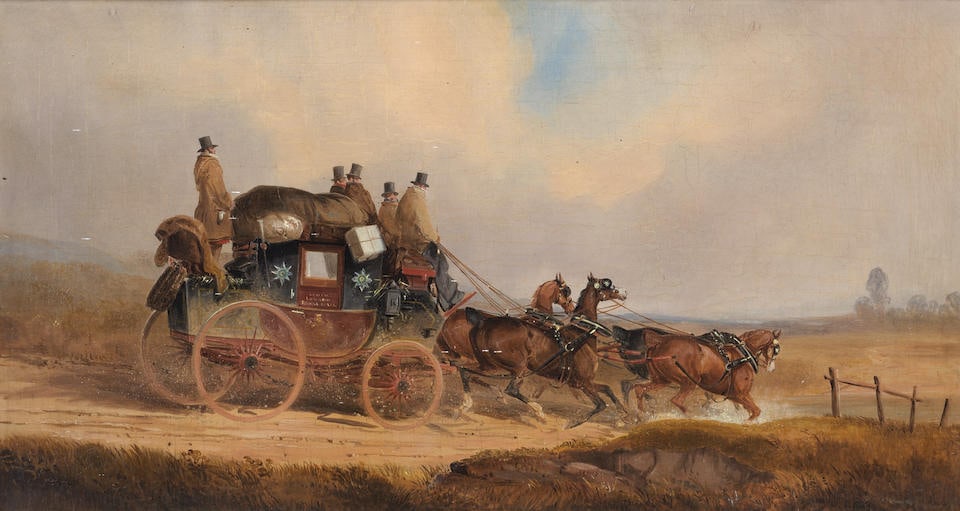Charles Cooper Henderson (British, 1803-1877) The Louth to London Royal Mail; The Royal Mail cha... (1 of 6)
