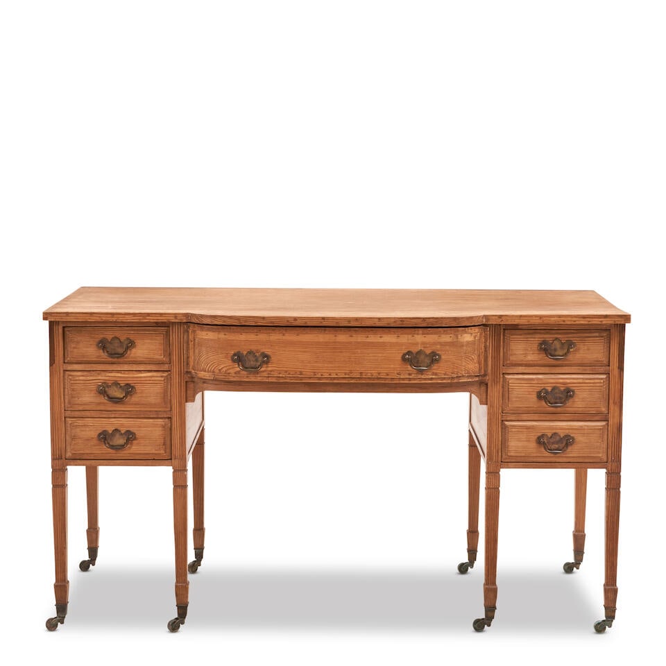 Yellow Pine Desk  c. 1870 (1 of 2)