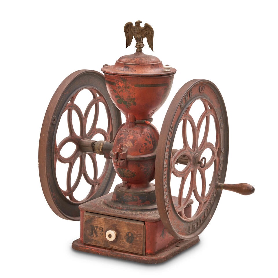 Cast Iron Shop Coffee Grinder Enterprise Manufacturing Co. (1864-1956), Philadelphia, Pennsylvan... (1 of 2)