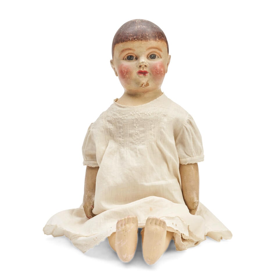 Cloth and Composite Baby Doll  Philadelphia, Pennsylvania, c. 1900 (1 of 2)
