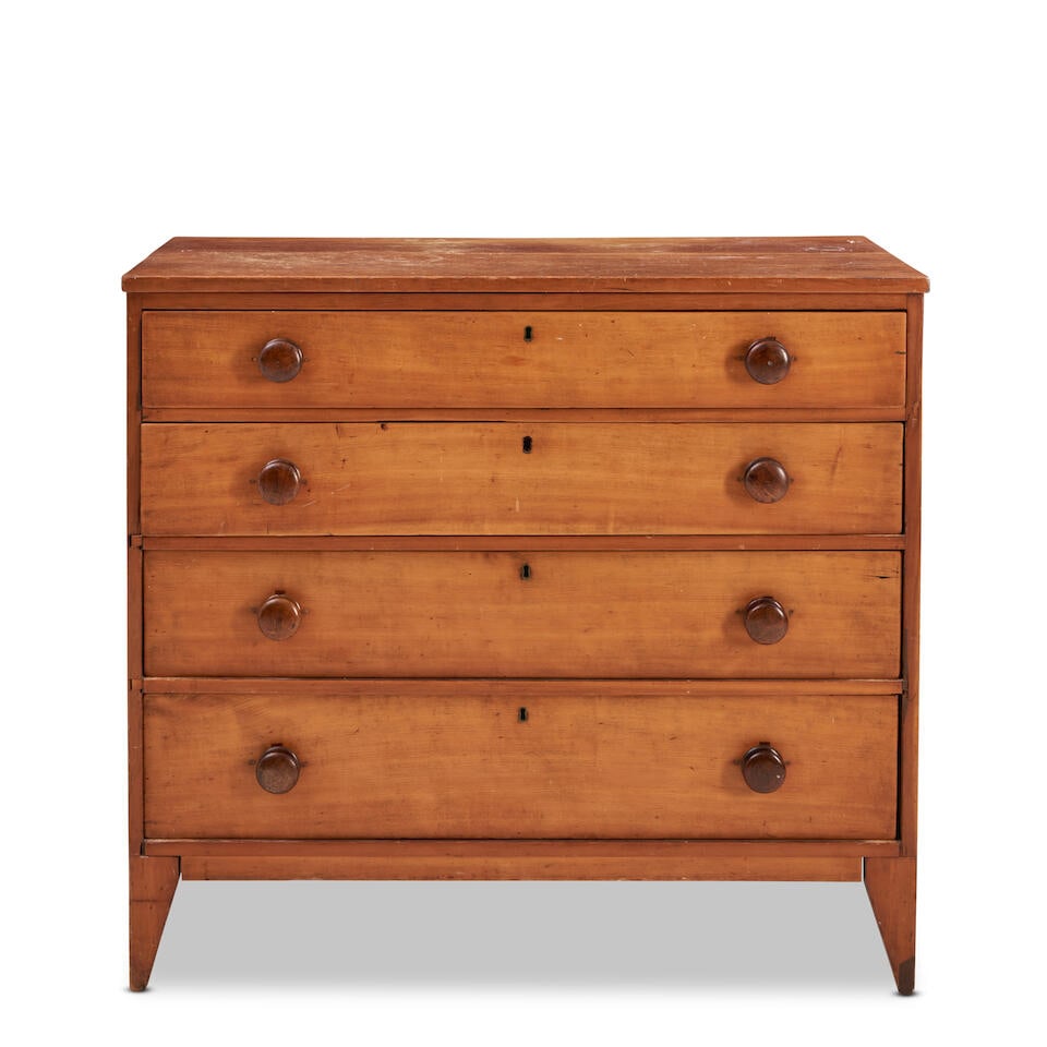 Shaker Style  Maple and Pine Chest of Drawers United States, early 20th century (1 of 2)