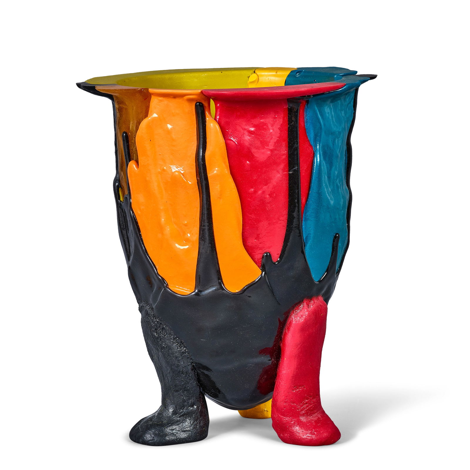 GAETANO PESCE (1939-2024) Amazonia Vasecirca 1995for Fish Design, resin, marked 'FISH DESIGN 358...: GAETANO PESCE (1939-2024) Amazonia Vase circa 1995 for Fish Design, resin, marked 'FISH DESIGN 358' height 13 3/4in (34.9cm); width 11 3/4in (29.9cm); depth 11 1/2in (29.2cm)