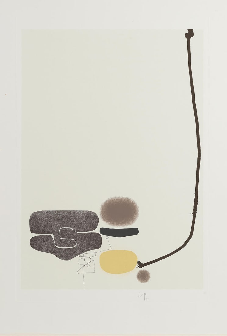 Victor Pasmore R.A. (British, 1908-1998) Variation No. 7, from Variations Screenprint in colours...: Victor Pasmore R.A. (British, 1908-1998) Variation No. 7, from Variations (Lambertini 26(7)) Screenprint in colours, 1972, on wove paper, signed with the initials and dated in pencil, a proof aside fr