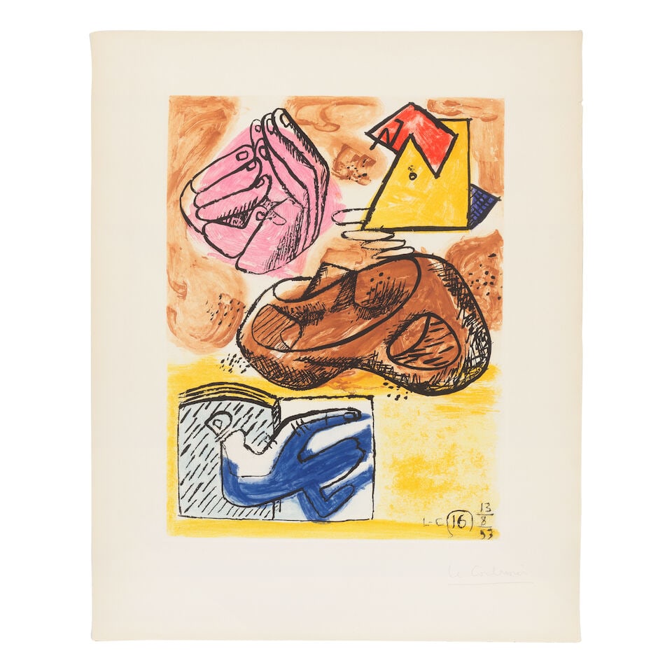 Le Corbusier (Swiss/French, 1887-1965) Untitled, from Unité Etching and aquatint in colours... (1 of 1)