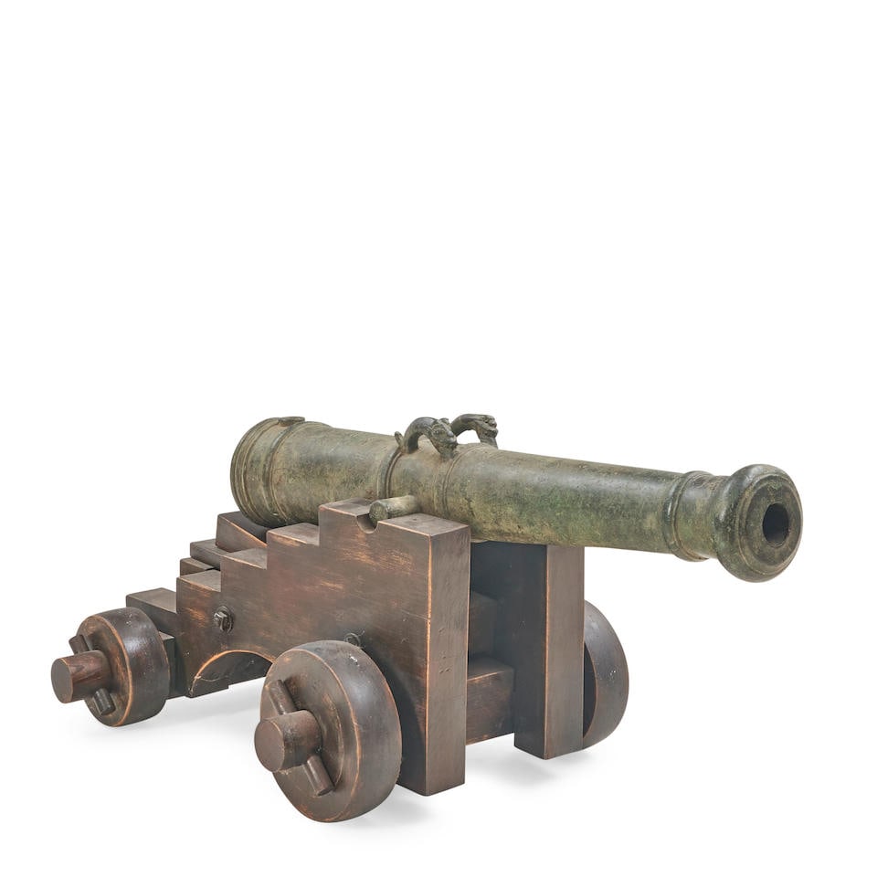 A SPANISH BRONZE CANNON FROM FORTE DE ROCHER, TORTUGA, (1 of 5)