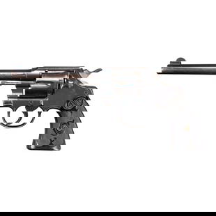 A COLT ARMY SPECIAL 38 DOUBLE ACTION REVOLVER, Curio or Relic firearm: A COLT ARMY SPECIAL 38 DOUBLE ACTION REVOLVER, 1922. Serial number 475204, .38 Special caliber, blued steel barrel, frame and cylinder with proper roller engraved marking, checkered black hard rubber