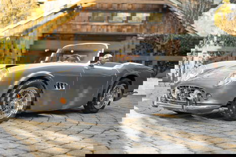 A 2014 Harrington Spyder Junior child's car: A 2014 Harrington Spyder Junior child's car, a 1:2 scale tribute to the 250 GT California finished in Argento Nurburging Silver over Red. Footnotes: A fully working car for children/adults to drive an