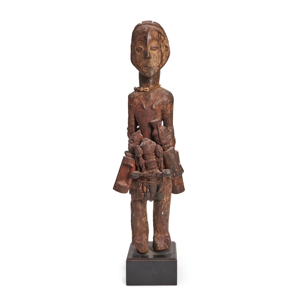 LARGE CARVED CONGO FETISH FIGURE (1 of 2)