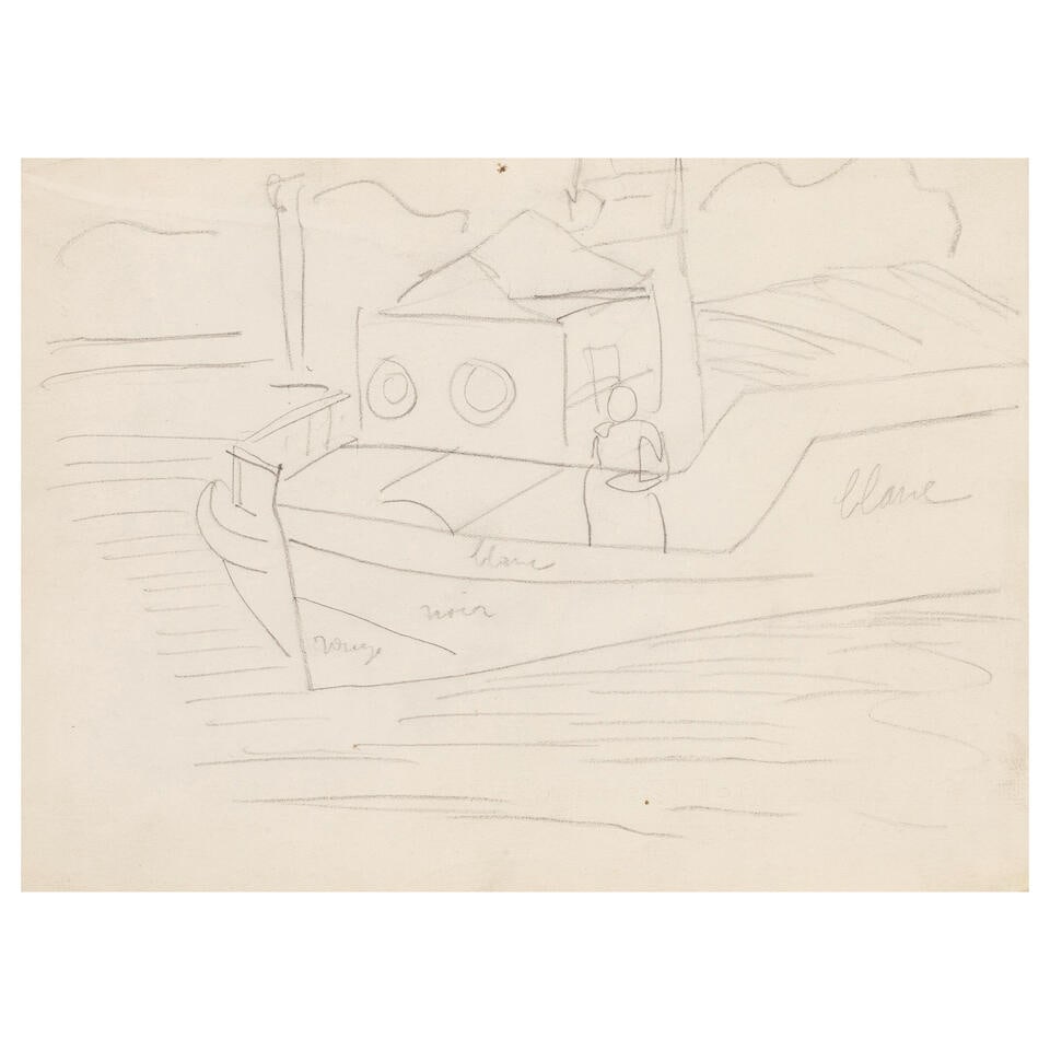 FERNAND LÉGER (1881-1955) Étude de remorqueur (Executed circa 1920-1923) (1 of 2)