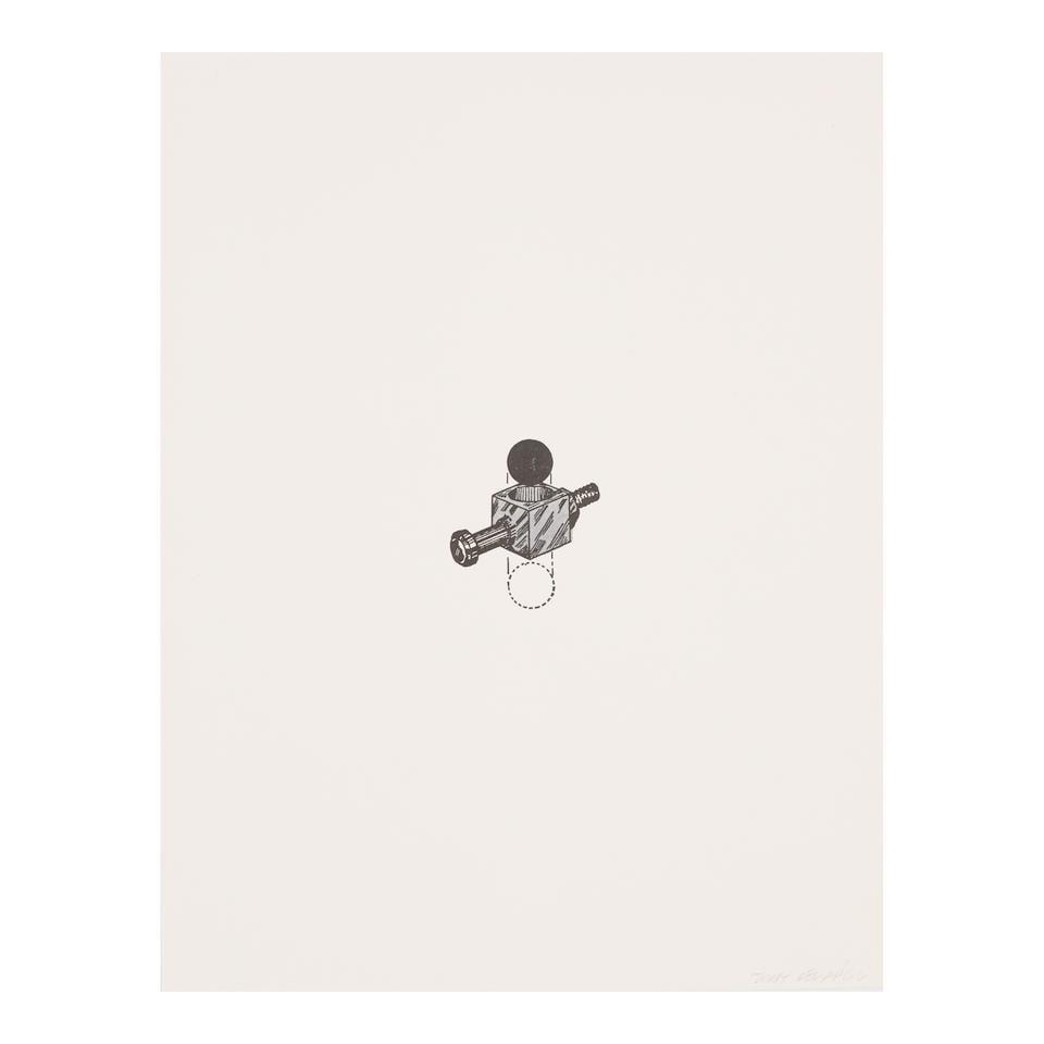 Tony Delap, 13 Magic Tricks: TONY DELAP (1927-2019) 13 Magic Tricks, 1966 The complete portfolio, comprising 13 lithographs on wove paper, each signed in pencil and dated, a proof aside from the edition of 30, contained in paper