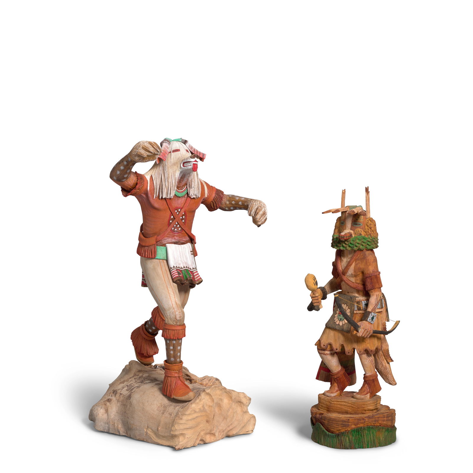 Two contemporary katsina carvings (1 of 1)