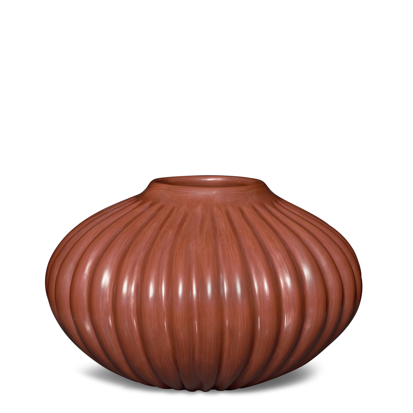 A Helen Shupla redware pottery jar (1 of 1)