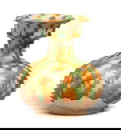 A SANCAI LEYS JAR, ZHADOU Tang Dynasty