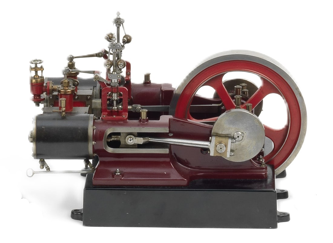 An exhibition standard model of an Edgar T.Westbury design double Tangye horizontal mill engine, (1 of 1)