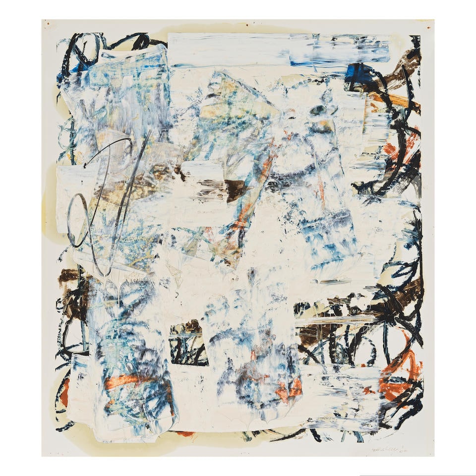 MICHAEL GOLDBERG (1924-2007) Sans titre circa 1980: MICHAEL GOLDBERG (1924-2007) Sans titre circa 1980 signé gouache sur papier signed gouache on paper 66.1 x 60.6 cm. 26 x 23 7/8 in. Réalisé circa 1980. Footnotes: Provenance Studio de