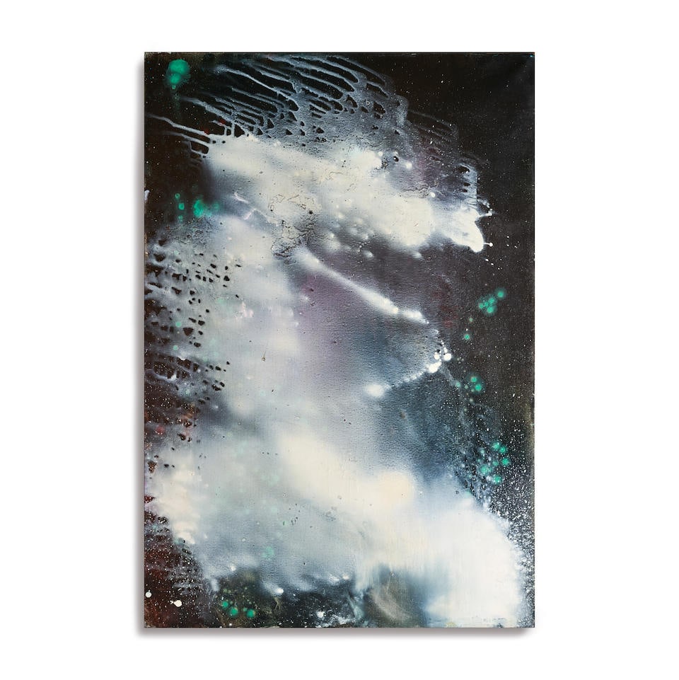 MARCELLE LOUBCHANSKY (1912-1988) Nebuleuse1969-1970: MARCELLE LOUBCHANSKY (1912-1988) Nebuleuse 1969-1970 signé, titré, daté 1969-70 et inscrit 89 rue de vaugirard au revers huile sur toile signed, titled, dated 1969-70 and inscribed 89 r