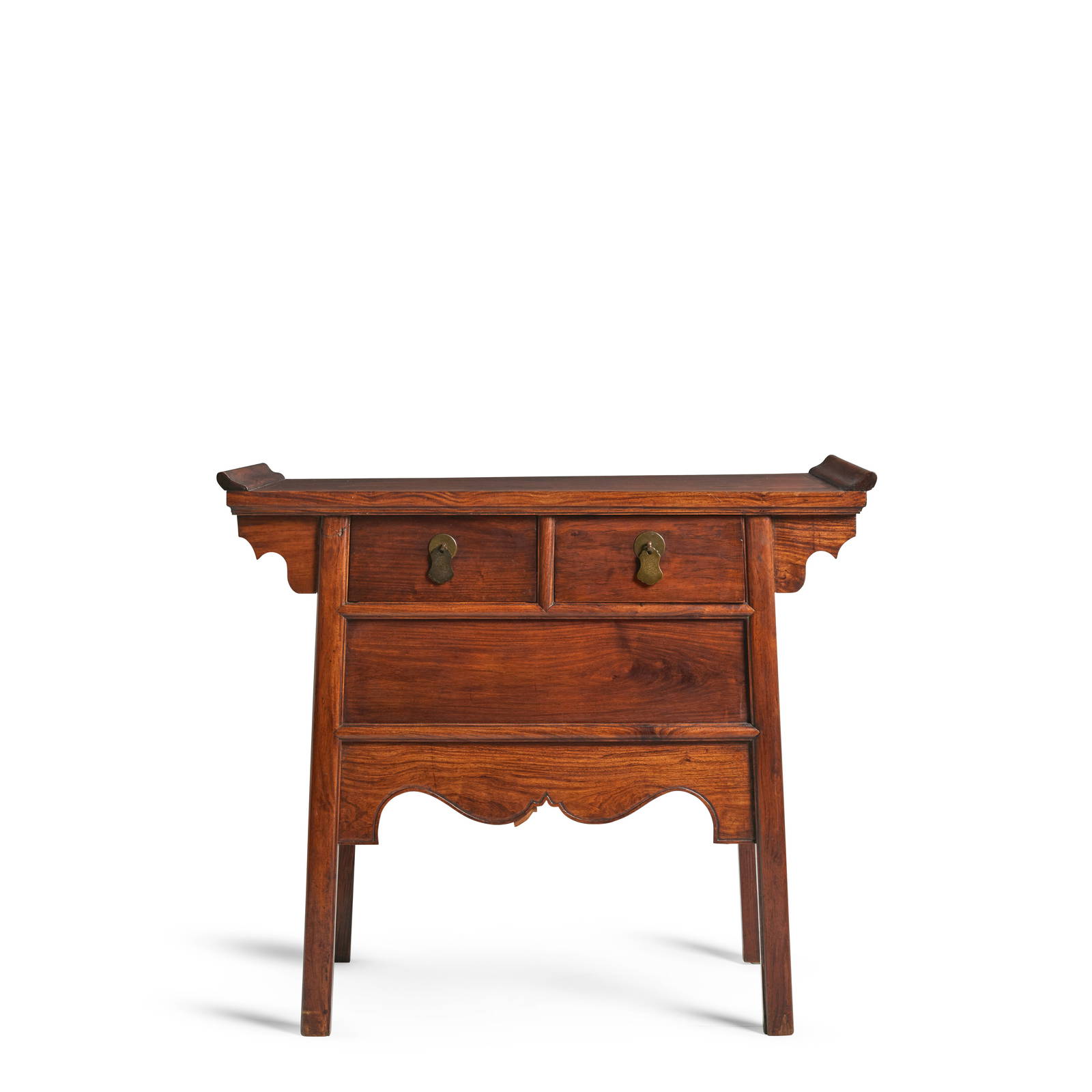A HUANGHUALI TWO-DRAWER ALTAR COFFER 18th/19th century