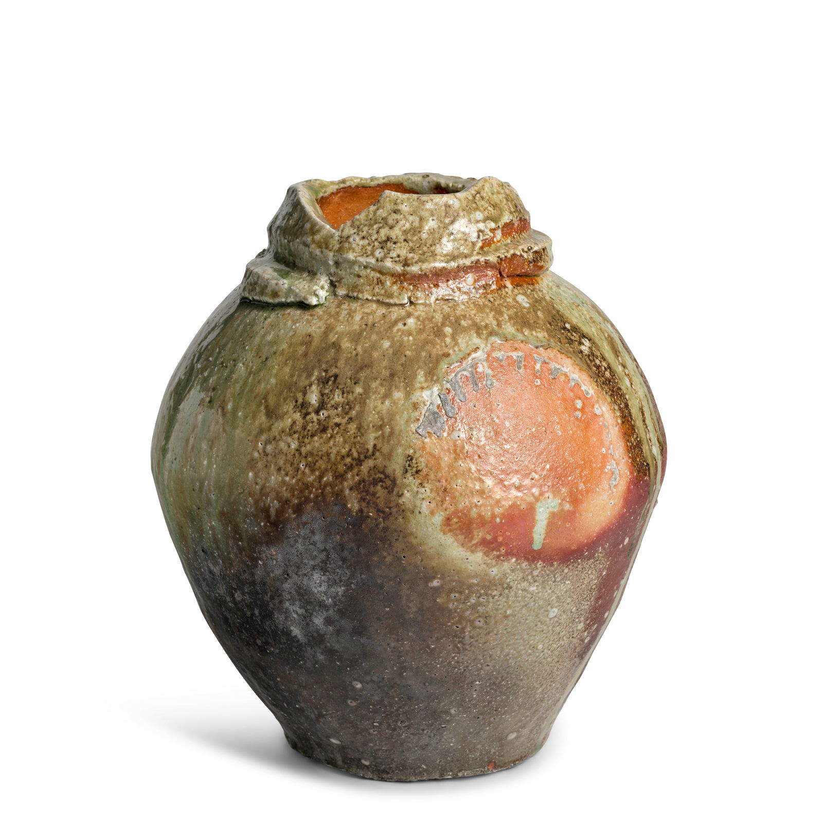 FUJIOKA SHŪHEI (B.1947) An Iga-Ware Large Jar (1 of 1)