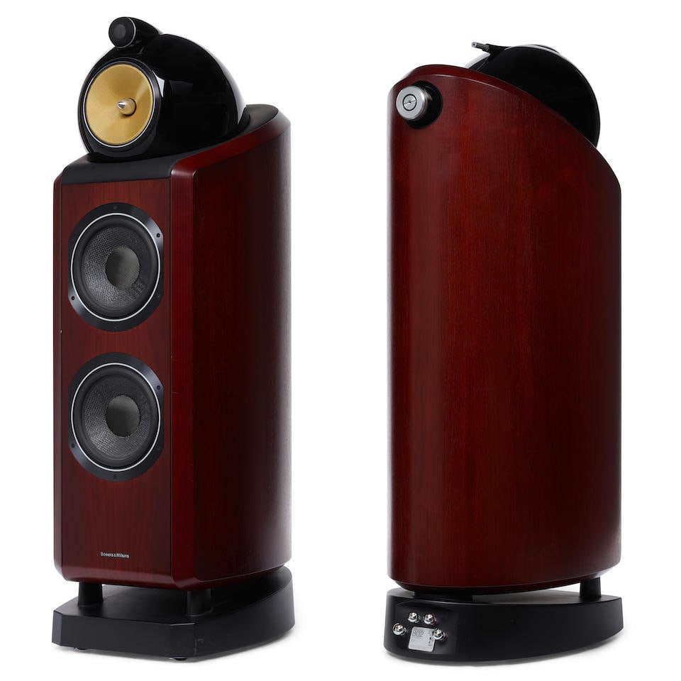 A PAIR OF BOWERS & WILKINS ROSENUT VENEER 802 DIAMOND FLOORSTANDING SPEAKERSWorthing, West Susse... (1 of 2)